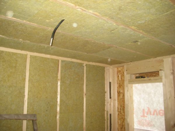 Wall insulation karkasnika.