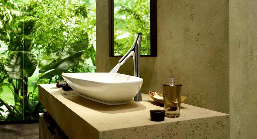 Vasken på badet: hvordan å kombinere komfort og spennende interiør