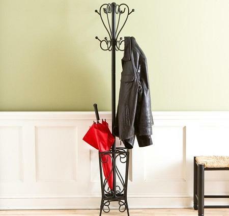 Floor hangers are great tools for storing clothes that differ in shape, type of material and price