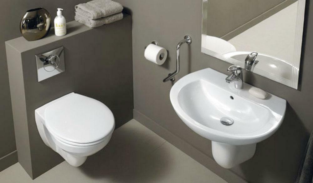 WC cu instalarea va face baie un elegant și eficient