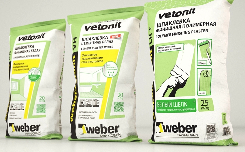 Förbrukningen av Vetonit -kitt är 1,2 kg per kvm.