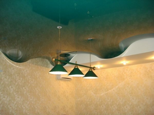 Glossy Film allows you to create three-dimensional ceilings
