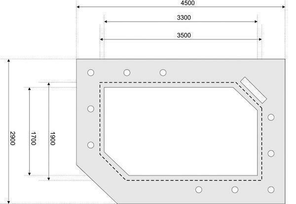 To calculate the necessary material for the ceiling from gypsum board it is recommended to make a sketch of the ceiling