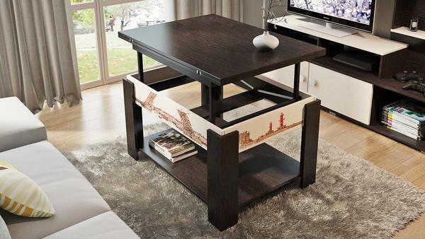 Table-transformer for the living room can be done even with their own hands