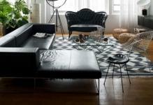 Black and white living room27-650x800