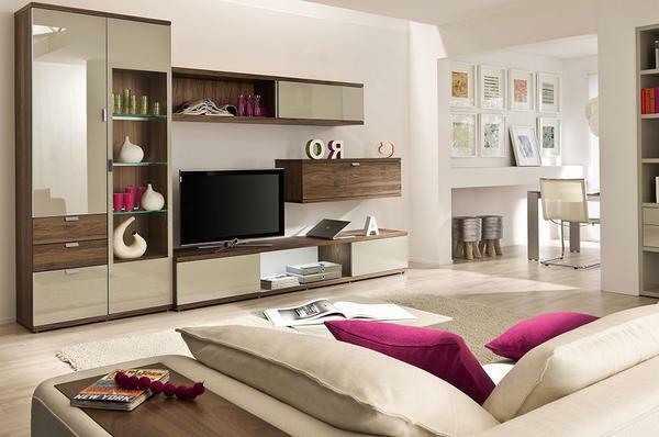 Correct arrangement of furniture will make the living room comfortable and cozy