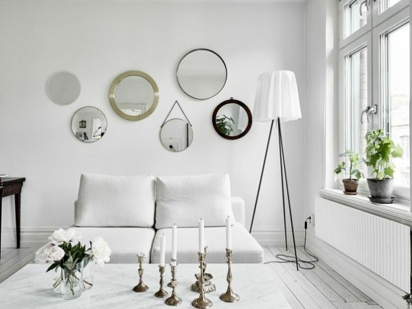 Mirrors in the framework due to reflective properties, make the room more.