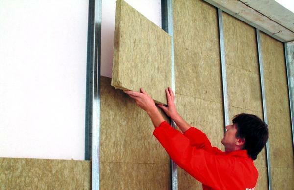 Before making noise insulation of walls made of drywall, first you need to mount the frame structure