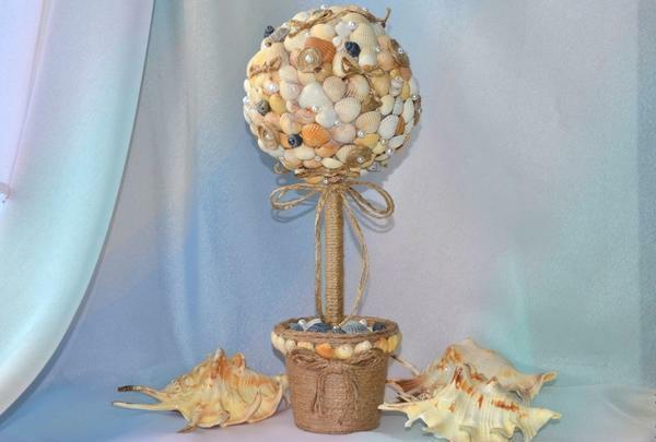Topiary of seashells with their own hands step-by-step photo: from marine master class, mk