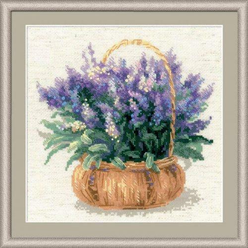 Maalaus kimppu laventeli olisi mukava lahja perheen ja erinomainen sisustus
