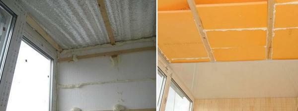 When waterproofing the ceiling, you must also do the same with the floor on the balcony