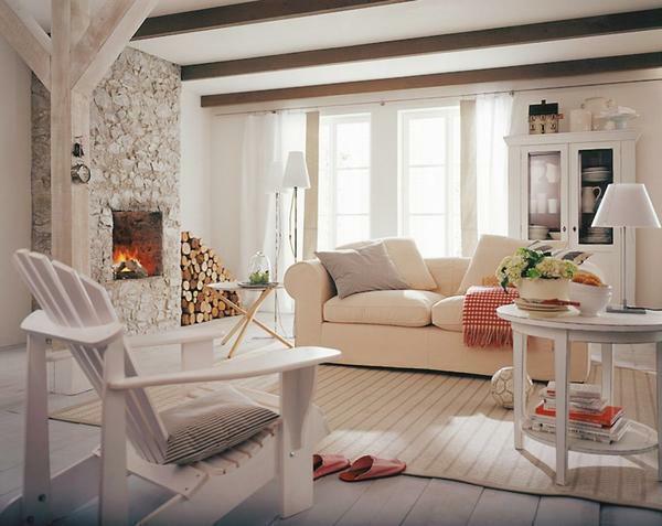 Jos päättää laatia asuvat skandinaaviseen tyyliin, kun taas viimeistelyssä huone on parempi käyttää vain luonnollisia materiaaleja, jotka ovat ympäristöystävällisiä ja turvallisia