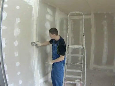 finishing plaster for plasterboard