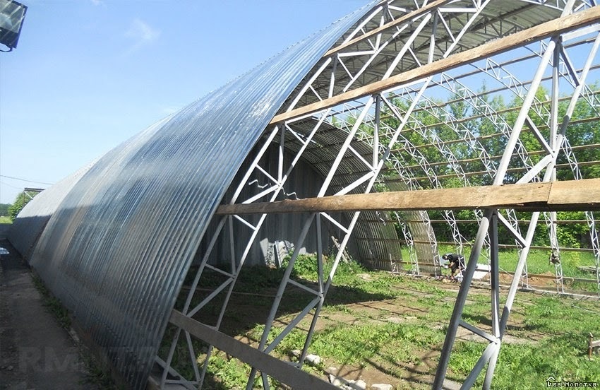 Choosing an arched hangar for self-assembly, everything from A to Z
