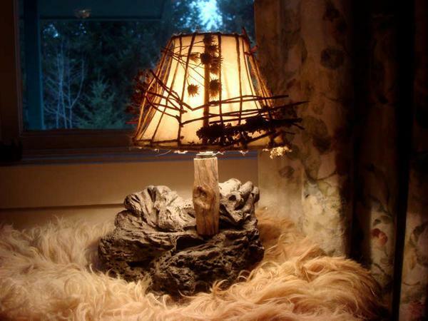You can make a table lamp with your own hands, the main thing is to find material and acquire patience