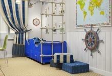 14-Child-in-the-Sea-style-with-striped-white-blue-curtains