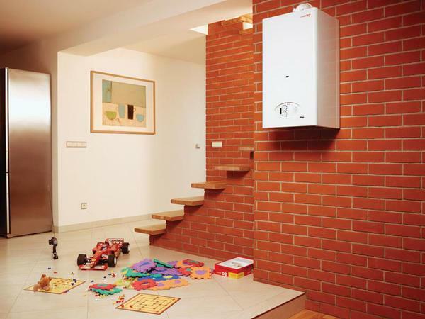Popular and popular is gas heating in the apartment