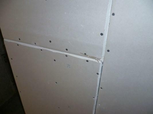 The most common drywall is used for walls and ceilings