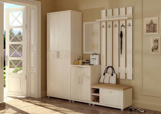 Naredite hodnik praktična in udobna lahko uporabljajo funkcionalno pohištvo niz