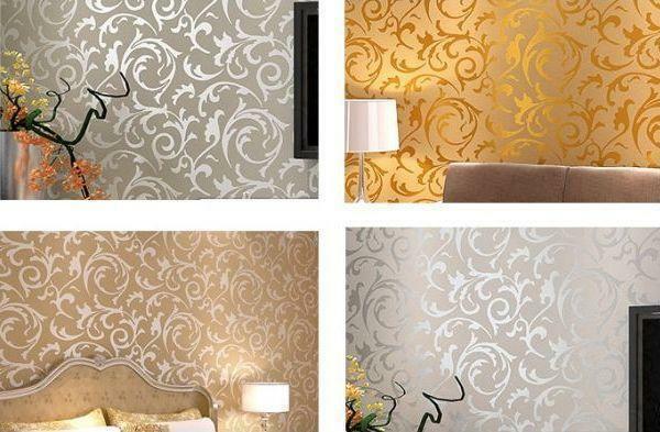 In 2016, non-woven wallpaper is popular in light colors