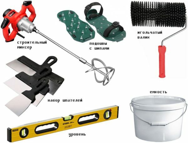 Minimum liste over verktøy for å arbeide med polymer castable