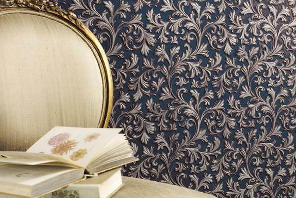 Textured wallpapers will revive the interior, breathe new life into it without much effort