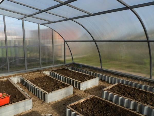 Soil in the greenhouse must be treated correctly and competently
