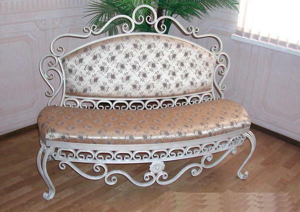 Wrought iron furniture for anteroom: corridor photo, metal products