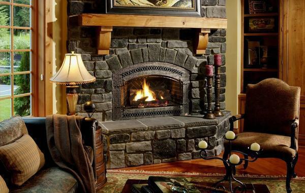 When making a fireplace in the retro style, forged elements are used, decorated in the old days