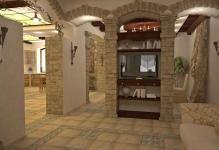 Arched-openings-tiled-artificial-stone