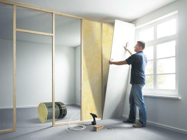 To treat walls or partitions in the house you will need putty, reinforced tape, electric drill and spatula