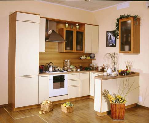 virtuvės interjero 10 m² 