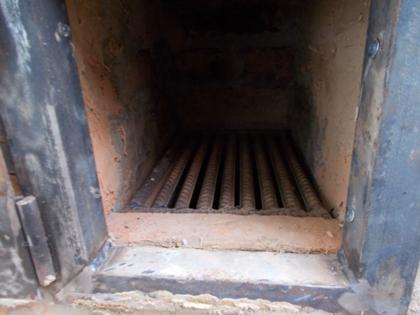 The furnace for the smokehouse