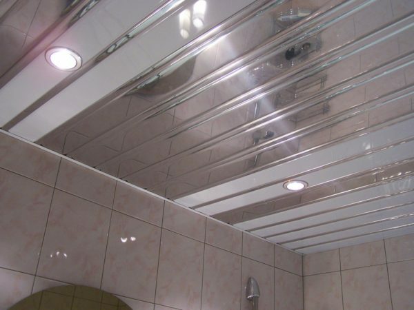 Aluminum ceiling rack is best suited for wet rooms