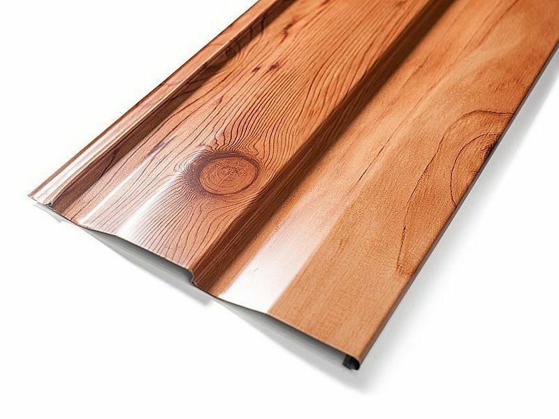 Metal siding can reliably simulate the texture of wood