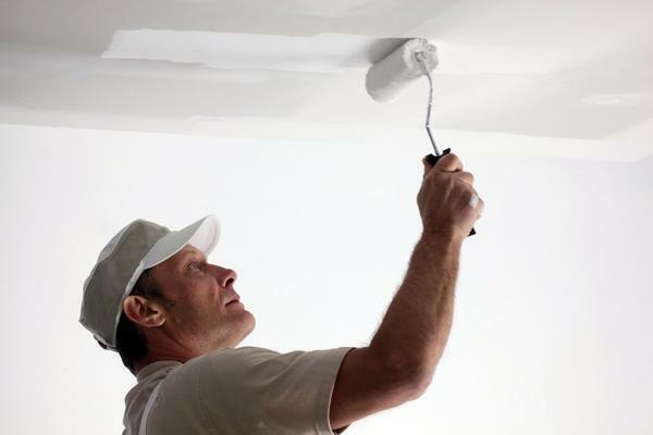 Acrylic paint is enough to apply on the ceiling in two layers and it will change significantly