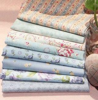 Fabrics for patchwork amaze with a variety of colors and prints