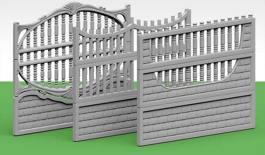 Fences for private houses. Photo examples to choose