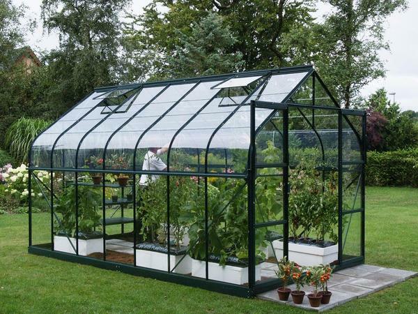 Greenhouses: comme une serre construite sur le site de l'aménagement paysager de la cour et la photo, belle décoration