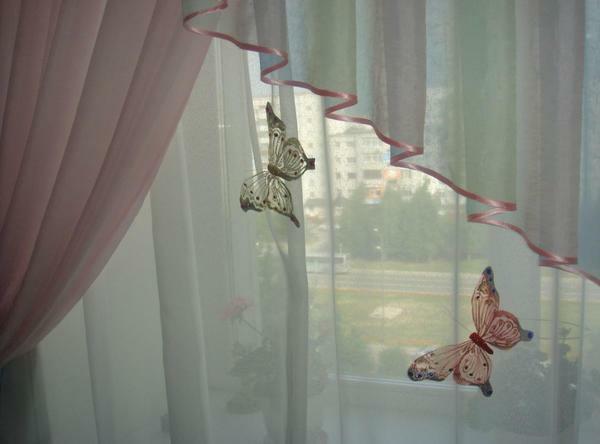 Naredite lep metulj za zavese dekoracijo pomaga podrobno glavni razred