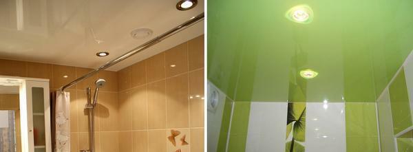 PVC-film - a modern and practical material, perfectly suited for the bathroom