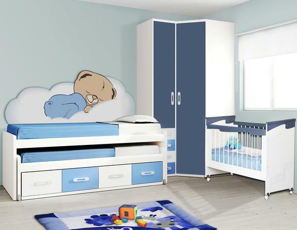 Blue ozadja primeren za dekoracijo vseh prostorov, od dnevne sobe in zaključna otroške sobe