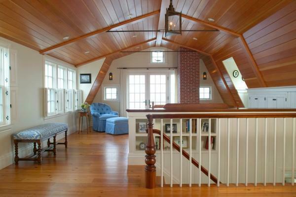 Zemlja kuća laminat strop može se montirati samo u slučaju visoke kvalitete vodonepropusnog krova