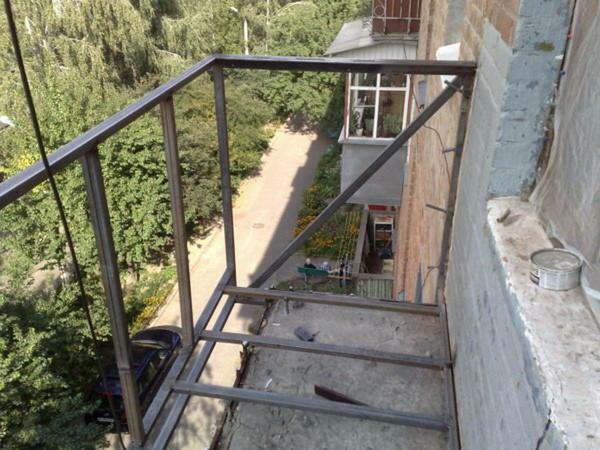 Repair of the balcony can be several types