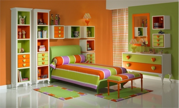 diseño interior de la habitación para un adolescente