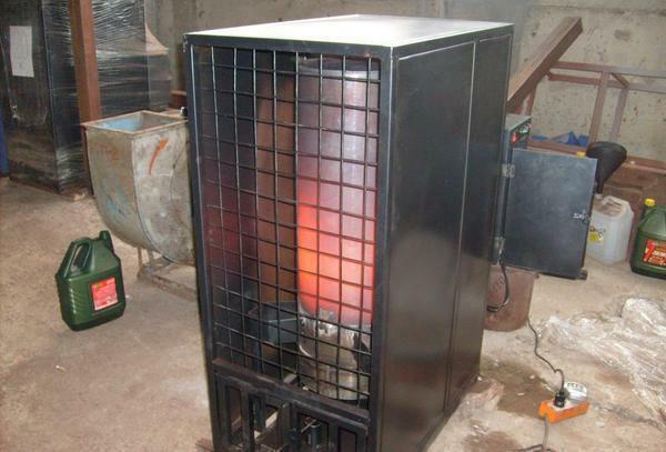 Oven on the waste oil: oil heating by one's own hands, heater and heater, boiler in fuel oil, how to make