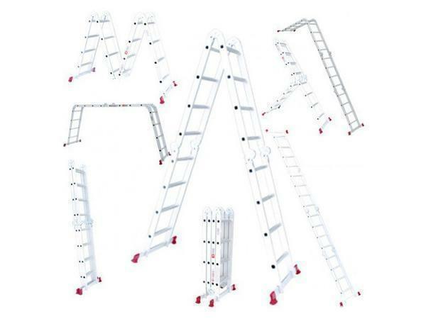 Pre opravy v domácnosti, odborníci odporúčajú zvoliť rebríka INTERTOOL 0028, ktorá sa rýchlo a ľahko transformuje