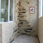 Dokončovacie dekoratívny kameň balkón