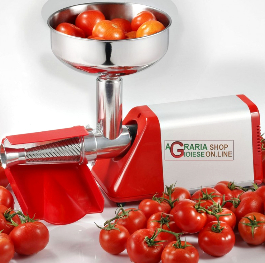 Het wordt aanbevolen om tomatenpersen te kiezen die zijn uitgerust met verzonken opslagcontainers