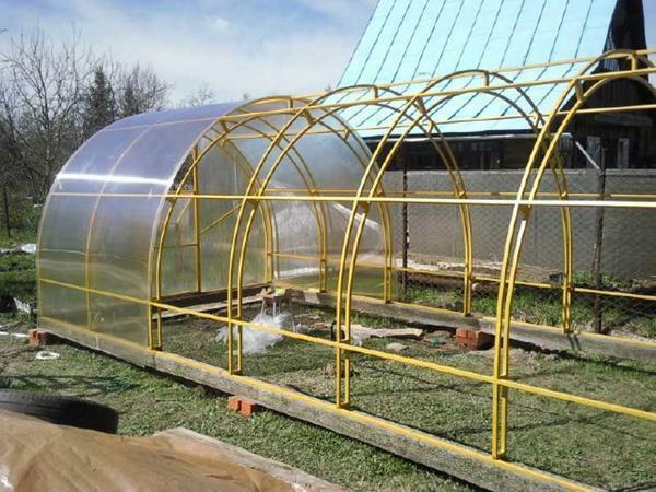 Hållbarhets växthus uppnås förutsatt att omsorg för det, såväl som behandling av skadad beläggning stommen kall zink